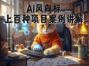 Ai风向标-附100种项目案例玩法-0基础小白到大神ai视频商业应用教学-苏柒资源库