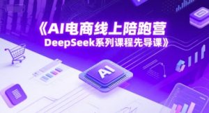 AI电商线上陪跑营,DeepSeek系列课程先导课-苏柒资源库