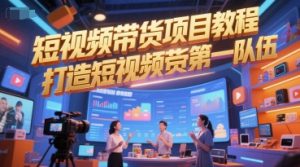 短视频带货项目教程,打造短视频带货第一队伍-苏柒资源库