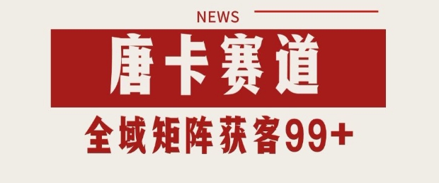 小红书某音唐卡赛道引流获客 自热矩阵日引200+【揭秘】-苏柒资源库