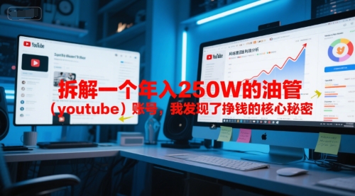 付费文章：拆解一个年入250W的油管（youtube）账号，我发现了挣钱的核心秘密-苏柒资源库
