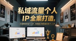 私域流量个人IP全案打造,打造特色专业个人IP,未来最值钱的是你的个人IP-苏柒资源库