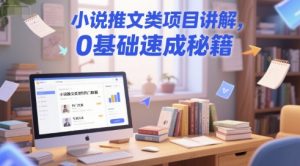 小说推文类项目讲解,0 基础速成秘籍-苏柒资源库