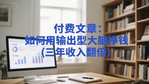 付费文章：如何用输出型大脑挣钱(三年收入翻倍)-苏柒资源库