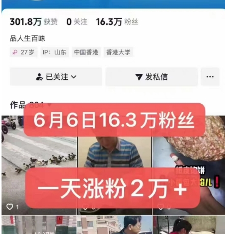 外面卖5000最新抖音搬运涨粉技术，新玩法，一分钟一条，一天涨粉2W，苹果安卓都可用-苏柒资源库
