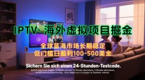 【海外虚拟项目掘金】日入100-200美刀,自己在家就可以闷声发大财,长期可做,工作室可复制扩大【揭秘】-苏柒资源库
