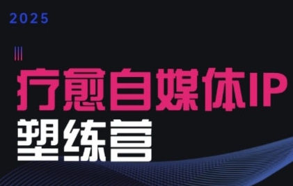 2025治愈自媒体IP训练营，专为疗愈领域从业者打造-苏柒资源库