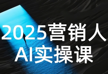 2025营销人Al实操课，AI营销抢跑实战，从Prompt到方案，效率碾压同行-苏柒资源库