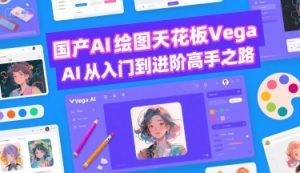 国产AI绘图天花板 Vega AI从入门到进阶高手之路-苏柒资源库