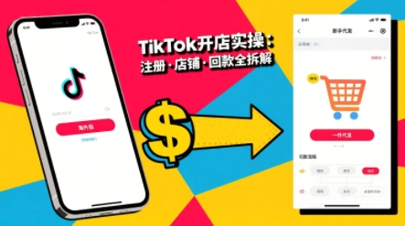 TikTok从开店到投流的进阶课，从基础实操到高阶技巧一网打尽-苏柒资源库