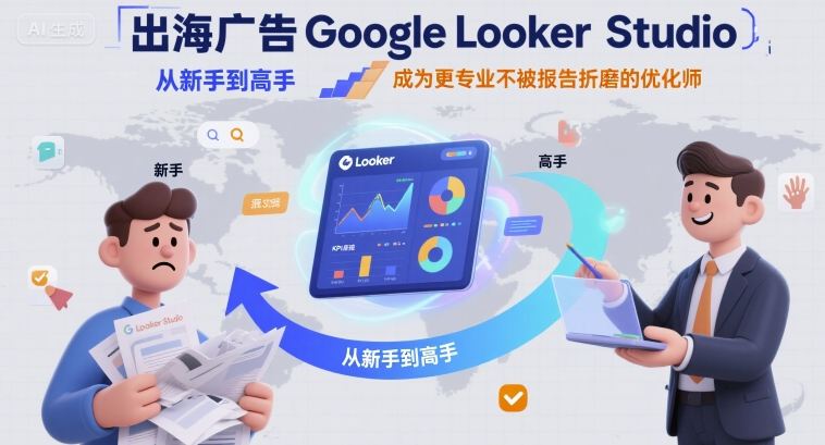 出海广告Google Looker Studio从新手到高手，成为更专业不被报告折磨的优化师-苏柒资源库