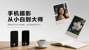 手机摄影从小白到大师,零基础带你学习手机摄影,拍出朋友圈点赞大片-苏柒资源库