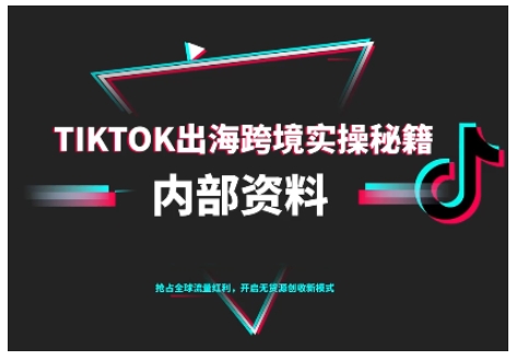 TikTok跨境电商0-1搭建运营，TK出海跨境实操秘籍（10月更新）-苏柒资源库