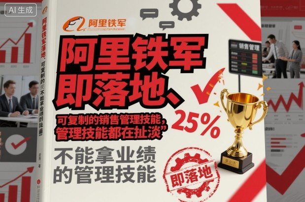 阿里铁军即落地、可复制的销售管理技能，不能拿业绩的管理技能都在扯淡-苏柒资源库