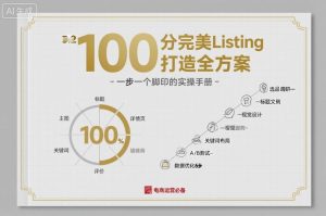 100分完美Listing打造全方案,想要完美listing必须是需要一步一个脚印的-苏柒资源库