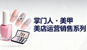 美甲店运营销售系列,助力美甲店老板及从业者提升运营、销售与管理能力-苏柒资源库